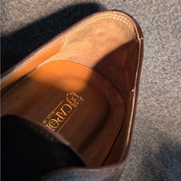 Caporicci Men’s size 11 Glove leather lining. Made in Italy. Cap Toe. main image 5